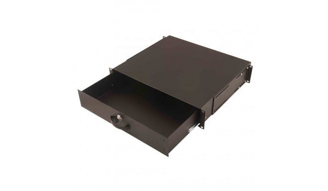 Digitus lukustatav sahtel 482.6mm (19") võrgu- ja serverkappidele 2U