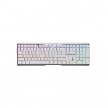 CHERRY MX 3.0S juhtmevaba mänguklaviatuur RF Wireless + Bluetooth QWERTZ saksa valge