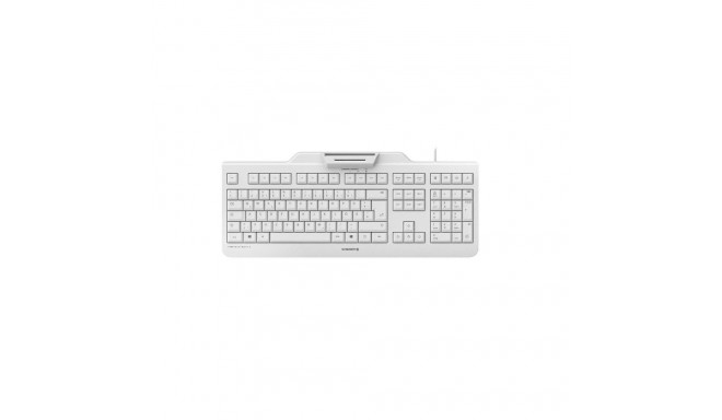 CHERRY SECURE BOARD 1.0 valge juhtmega DE