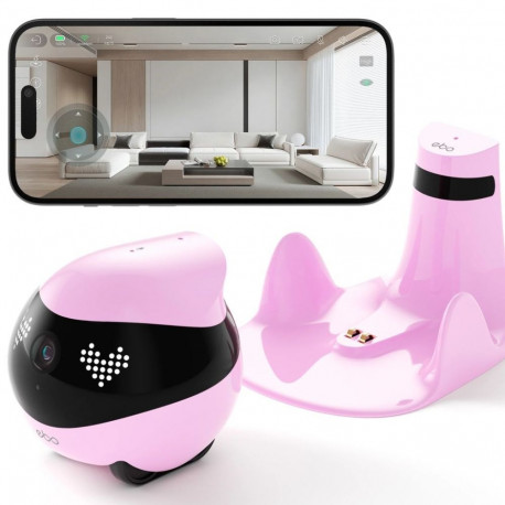EnaBot kodune mobiilne robot EBO AIR 2, roosa