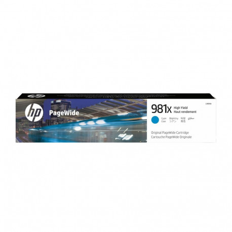 HP PageWide kassett 981X originaal kõrge tootlus, tsüaan