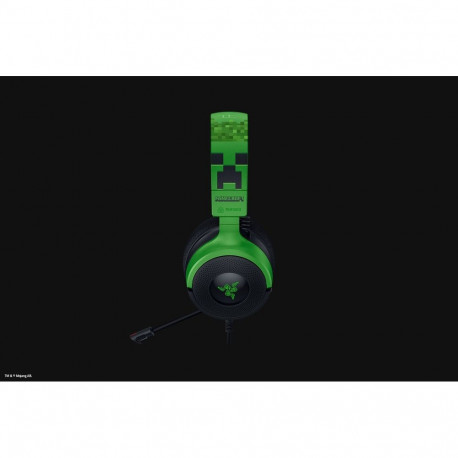 Razer mänguri peakomplekt Kraken V4 X juhtmega USB Type-C / USB Type-A, must, roheline