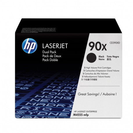 HP 90X Cartridge Two-pack (CE390XD)
