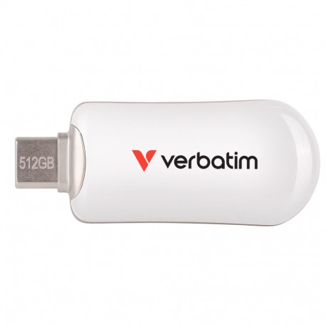 Verbatim USB-mälupulk Plectra 512GB, valge