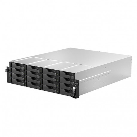 NAS Asustor Lockerstor 16R Pro AS7216RDX, 3U rack, 16x (3.5" SATA HDD/ 2.5" SSD), AMD Ryzen 7 Pro 77