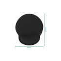 VELLU Memory Foam Mousepad, black