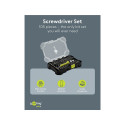 Goobay Tools Screwdriver Set with 100-Piece Bit Set