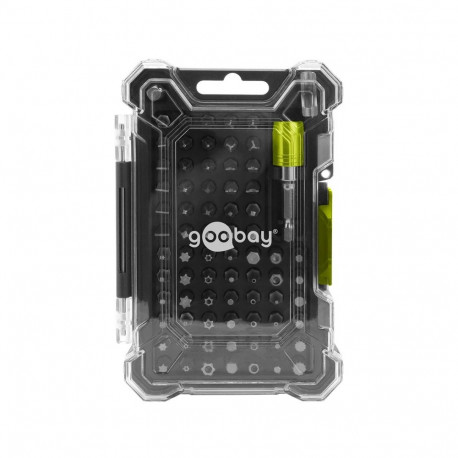 Goobay Tools otsikute hoidja komplekt 72-osaline otsikute komplekt