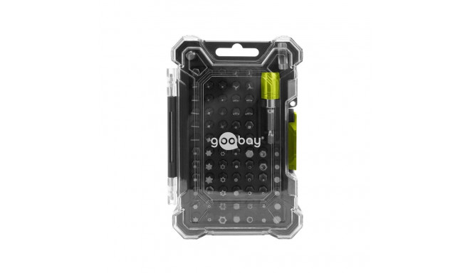 Goobay Tools Bit Holder Set with 72-Piece Bit Set