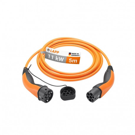 LAPP MOBILITY Type 2 Charging Cable, up to 11 kW, 5 m, orange 5 m