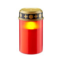 No Name LED Grave Candle, red