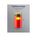 No Name LED Grave Candle, red