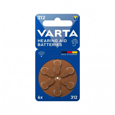 Varta PR41 (312) patarei, 6 tk blisterpakendis