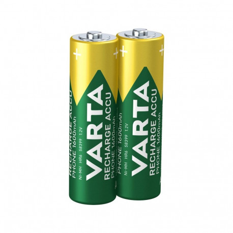 Varta AA (Mignon)/HR6 (58399) laetav - 1600 mAh, 2 tk blisterpakendis