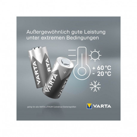 Varta 2CR1/3N/1/3 N (6231) patarei, 1 tk blisterpakendis