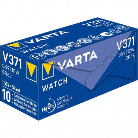 Varta SR69 (V371) patarei, 10 tk karbis