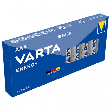 Varta LR03/AAA (Micro) (4103) patarei, 10 tk karbis