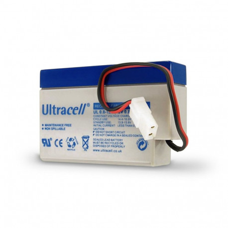 Ultracell lead acid battery 12 V, 0.8 Ah (UL0.8-12)