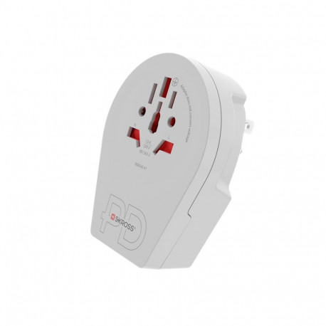 Skross reisiadapter maailmast USA-sse USB-C PD