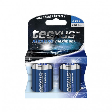 Tecxus LR20/D (Mono) Battery, 2 pcs. in blister
