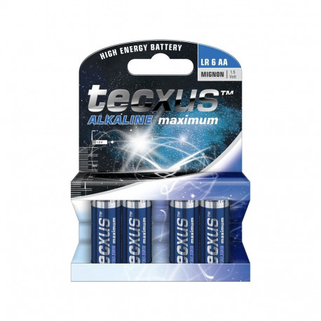 Tecxus LR6/AA (Mignon) Battery, 4 pcs. in blister