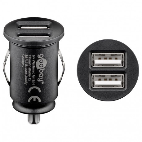 Goobay Dual-USB Car Charger (24 W)