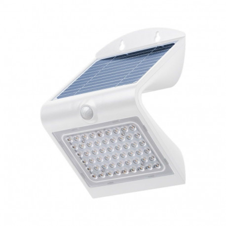 Goobay LED Solar Wall Light with Motion Sensor, 4 W, White