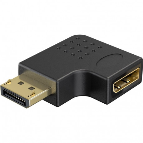 Goobay DisplayPort™ nurgaadapter 90° vasak
