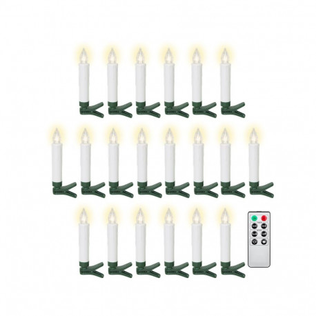 Goobay 20 Wireless LED Christmas Tree Candles