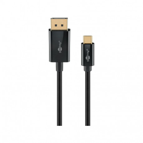 Goobay USB-C™ DisplayPort™ kaabel, 3 m, must