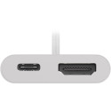 Goobay USB-C™ Adapter to HDMI™ 4K @ 60 Hz, White 1 pc. in polybag