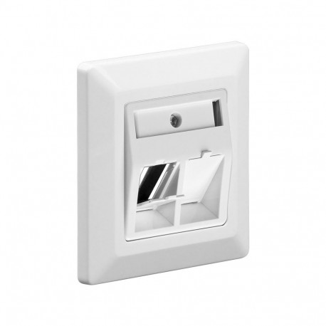 Goobay valge keystone-pesade paigaldusplaat