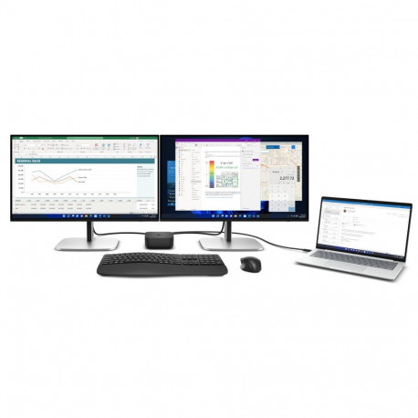 HP USB-C Dock G6 100W - 3x USB 3.2, 2x USB-C(15W), 2x DisplayPort 1.4, 1x HDMI 2.1, 1x RJ-45, 1x nan