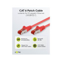 Goobay CAT 6 Patch-kaabel, S/FTP (PiMF), punane 0,25 m