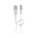 Goobay CAT 6 Flat Patch Cable, U/UTP, white 3 m