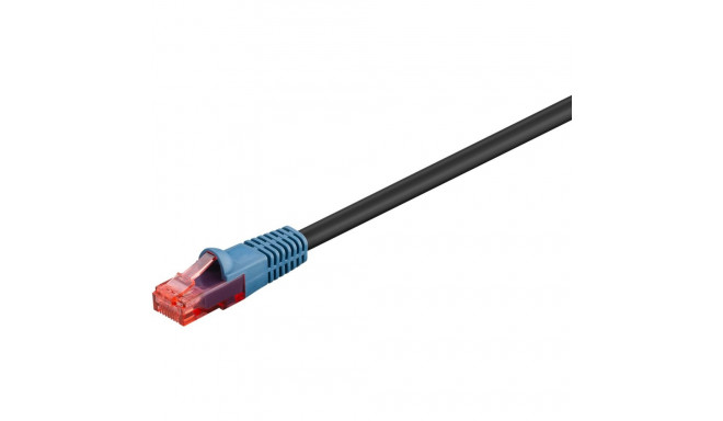 Goobay CAT 6 välitingimuste patch-kaabel, U/UTP, must 20 m