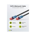 Goobay CAT 6 välitingimuste patch-kaabel, U/UTP, must 15 m