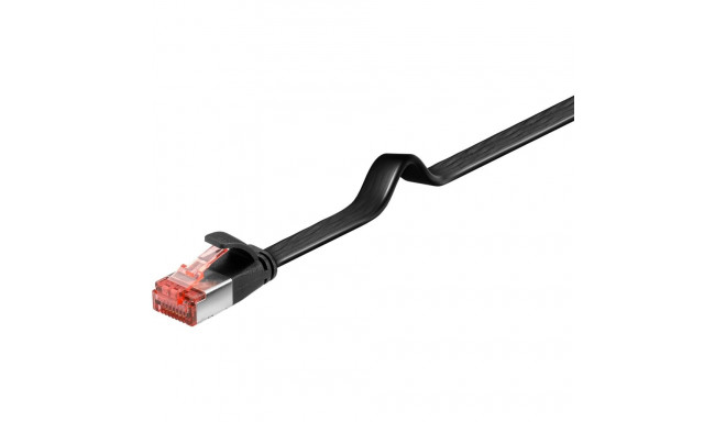 Goobay CAT 6 lame patch-kaabel, U/FTP, must 5 m