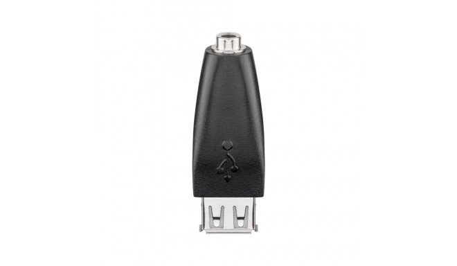 Goobay USB-A–Jack adapter must