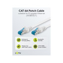 Goobay CAT 6A Patch Cable, S/FTP (PiMF), white 1 m