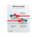 Goobay CAT 6A Patch Cable, S/FTP (PiMF), red 0.25 m
