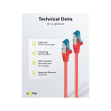 Goobay CAT 6A Patch Cable, S/FTP (PiMF), red 7.5 m