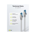 Goobay CAT 6A Patch Cable, S/FTP (PiMF), grey 0.5 m