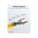Goobay CAT 6A Patch Cable, S/FTP (PiMF), yellow 15 m