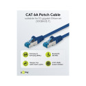 Goobay CAT 6A patch-kaabel, S/FTP (PiMF), sinine 1.5 m