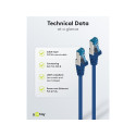 Goobay CAT 6A Patch-kaabel, S/FTP (PiMF), sinine 15 m