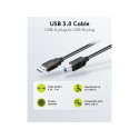 Goobay USB 3.0 kaabel USB-B-ga, must 1.8 m