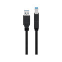 Goobay USB 3.0 kaabel USB-B-ga, must 3 m