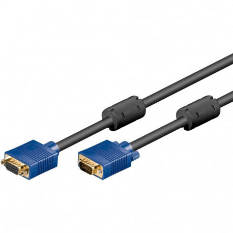Goobay Full HD SVGA Monitor Extension Cable, gold-plated 1.8 m