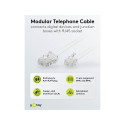 Goobay Modular Telephone Cable 10 m